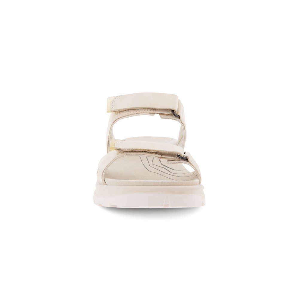 ECCO Womens Slides Beige - Yucatan 2.0 - OHA-076183